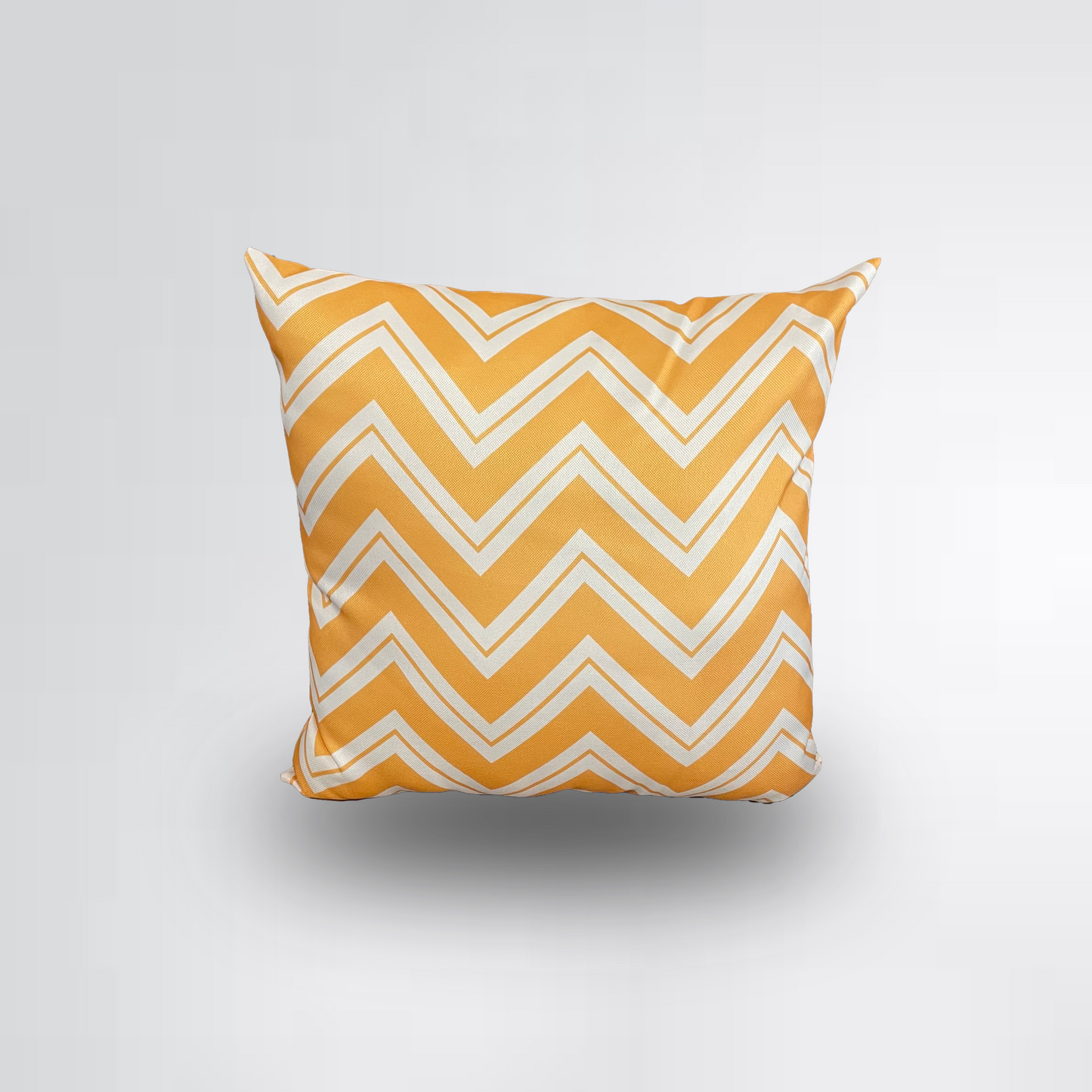 Coussin rayé Jaune et blanc