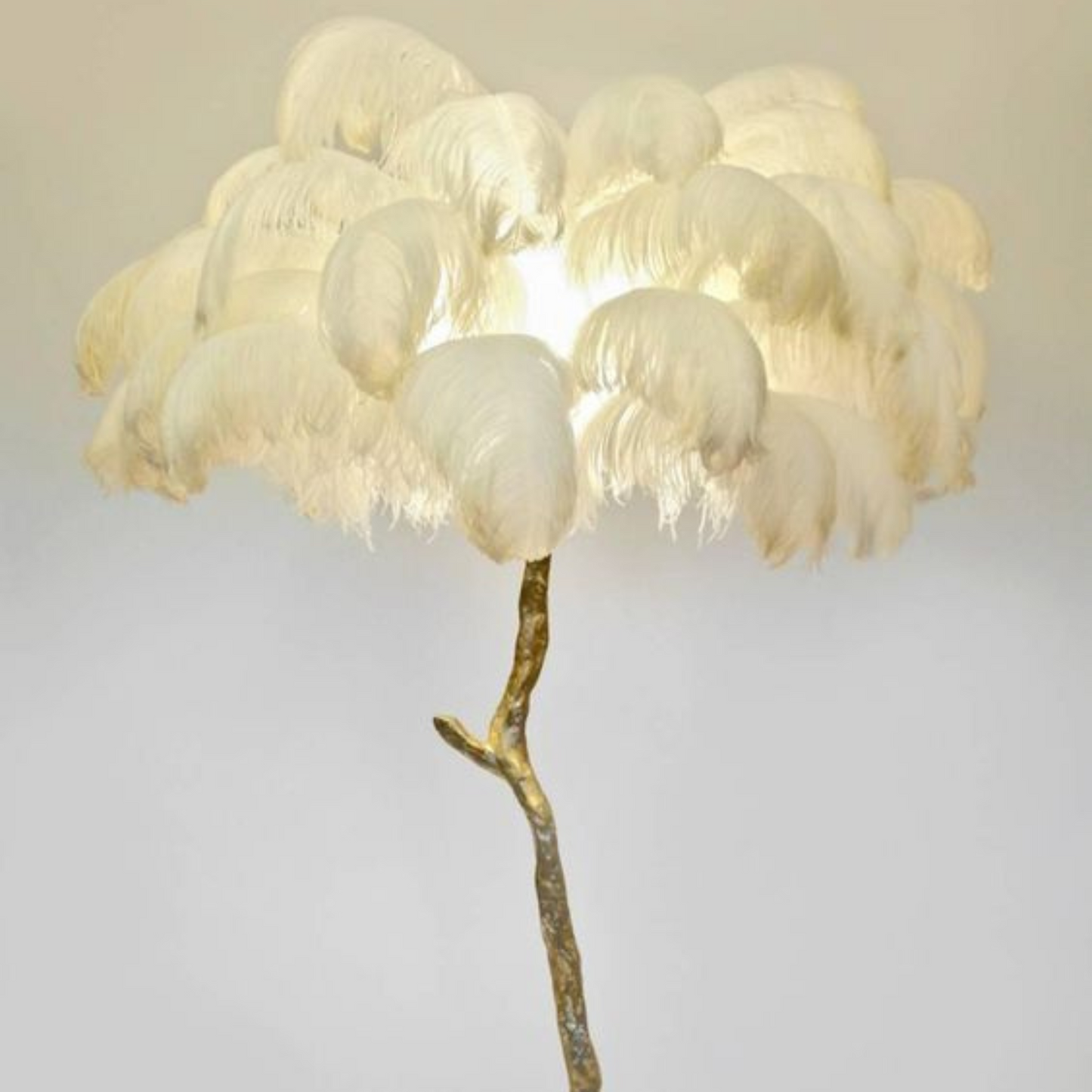 Lampadaire à plume