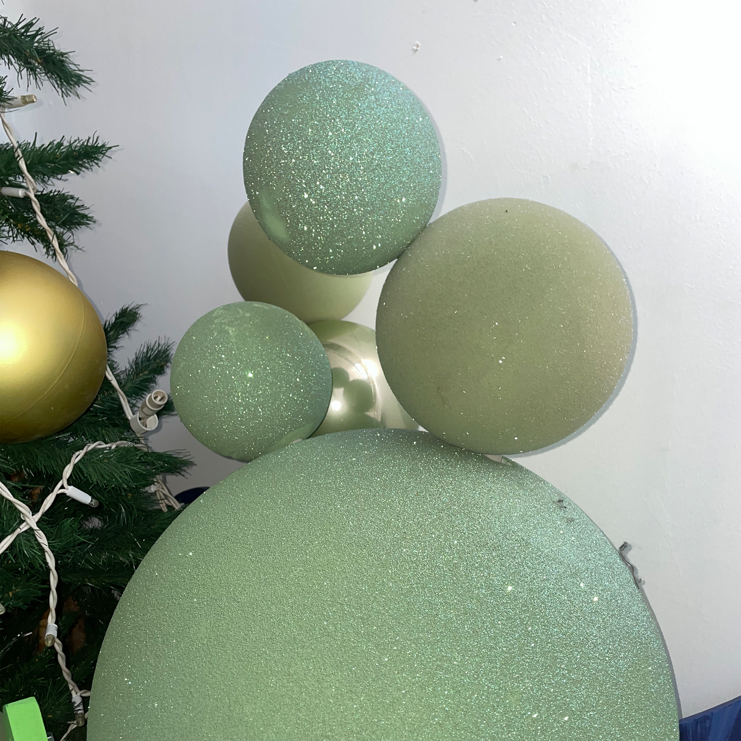 Lot de 5 Boules vertes (4 lots en stock)
