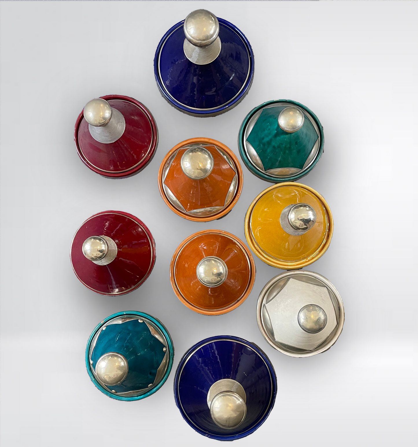Lot de 10 plats à tajine