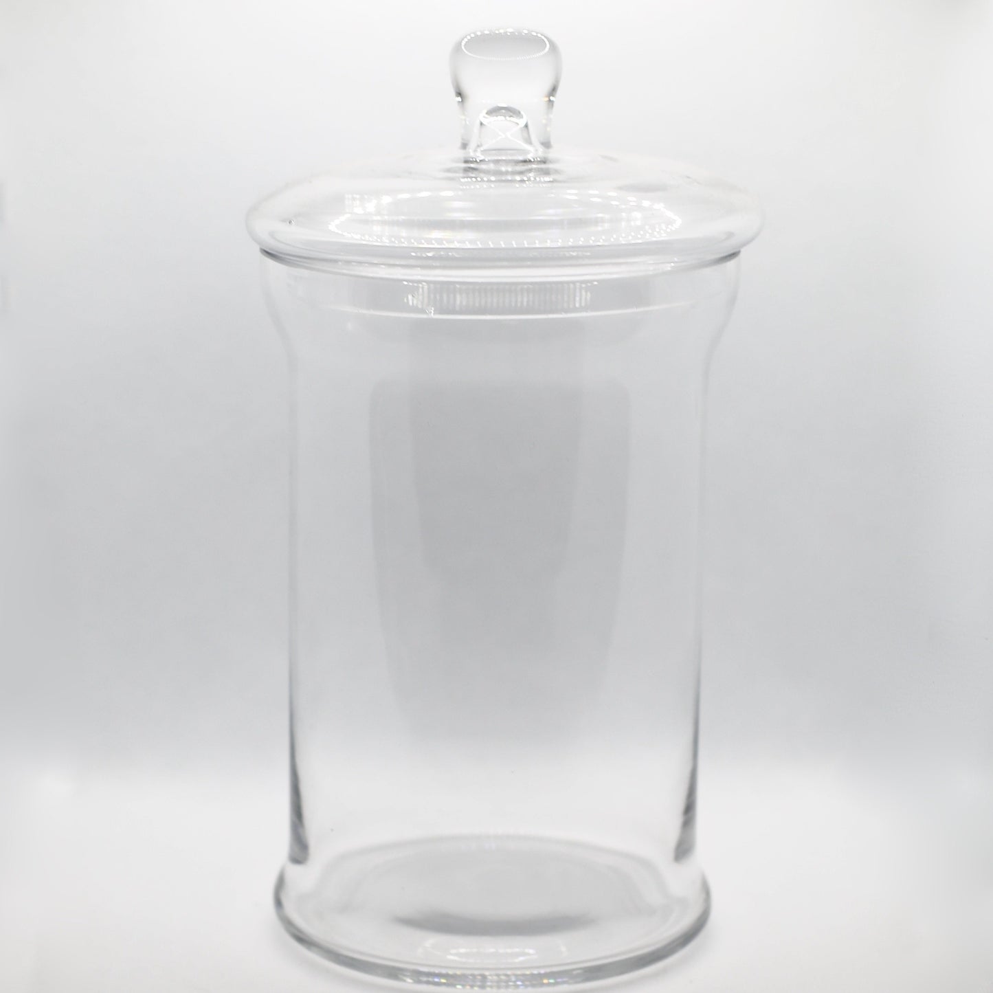 Lot de 4 bonbonnières en verre