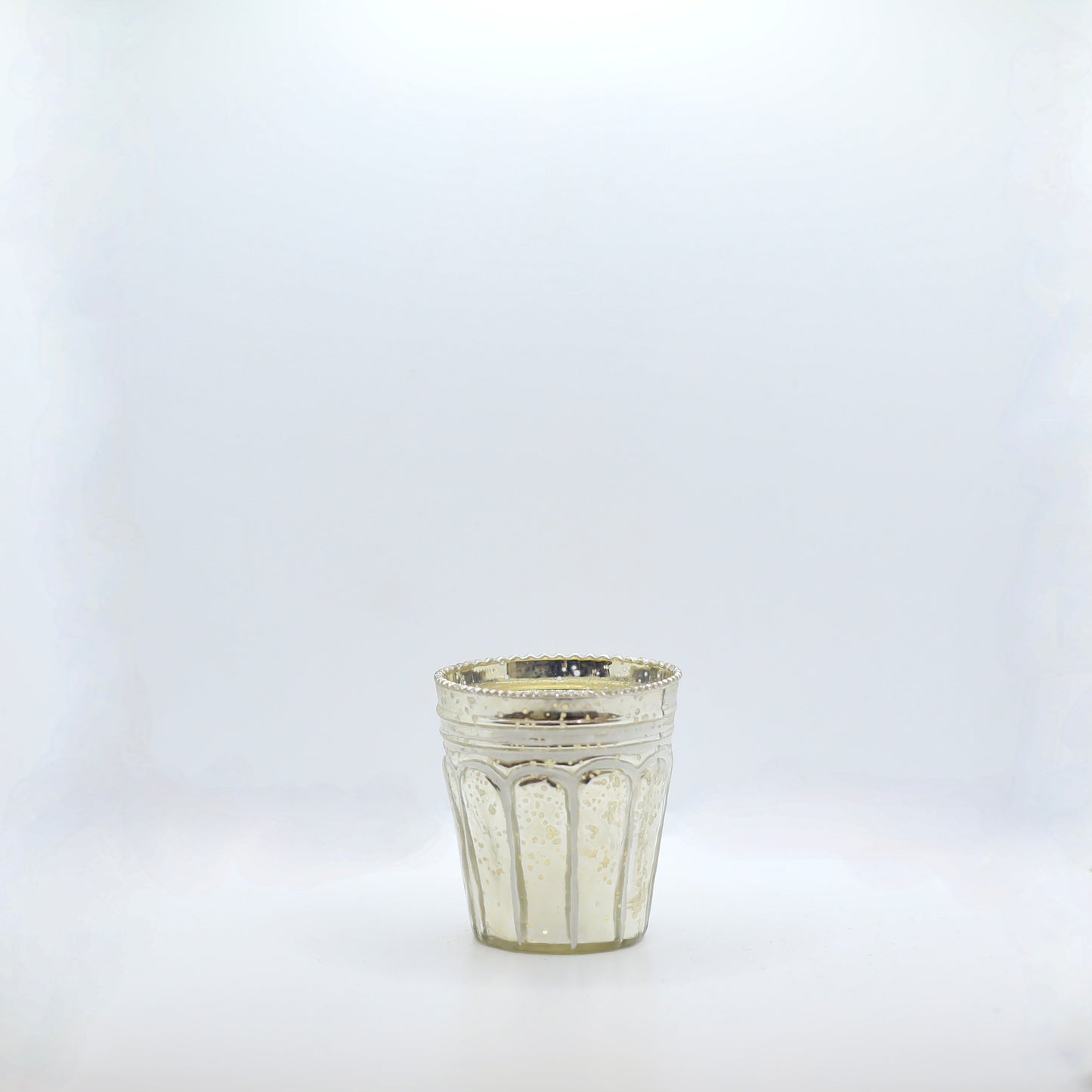 Lot de 4 photophores argents
