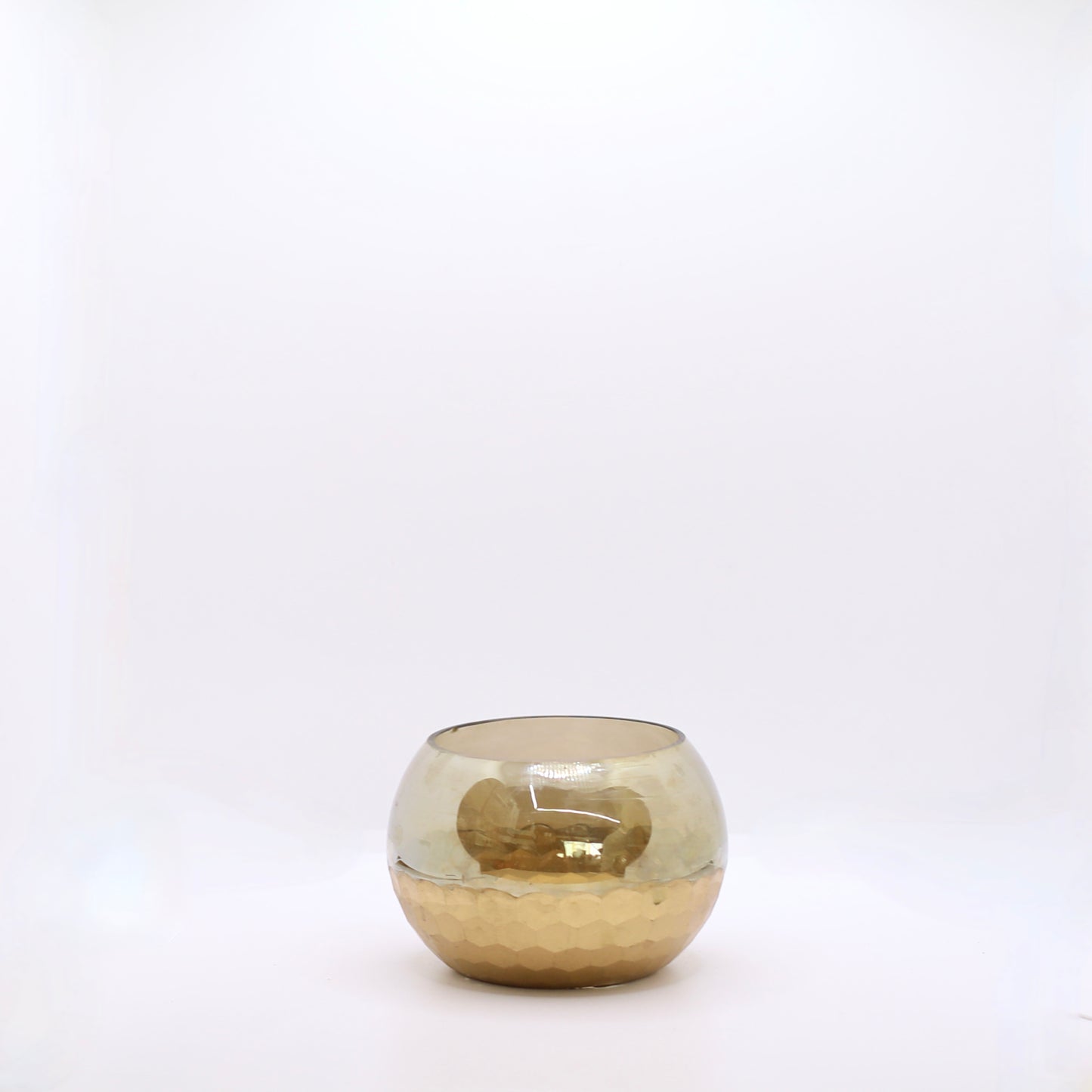 Lot de 6 vases or ronds Noël