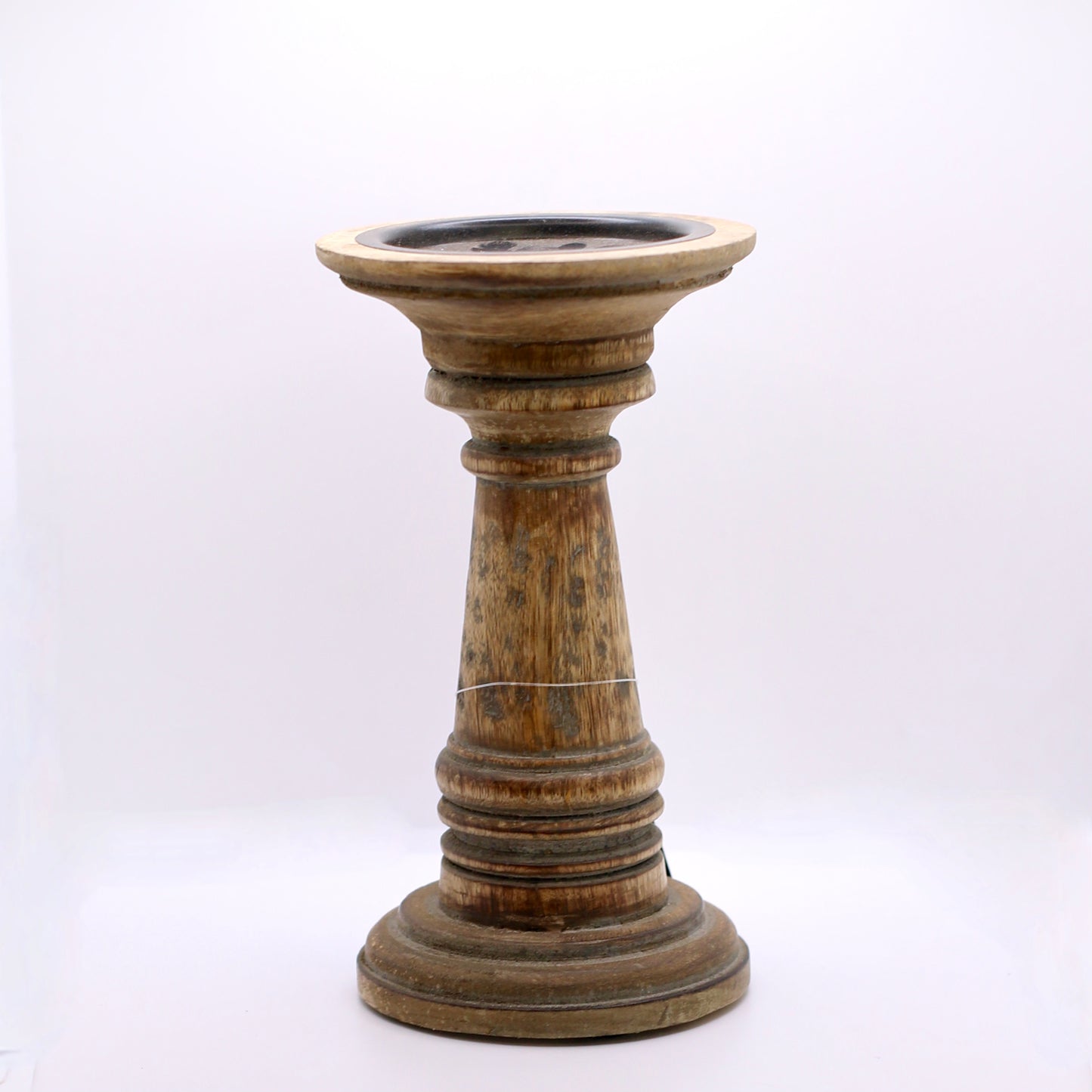 Lot de 7 bougeoirs en bois