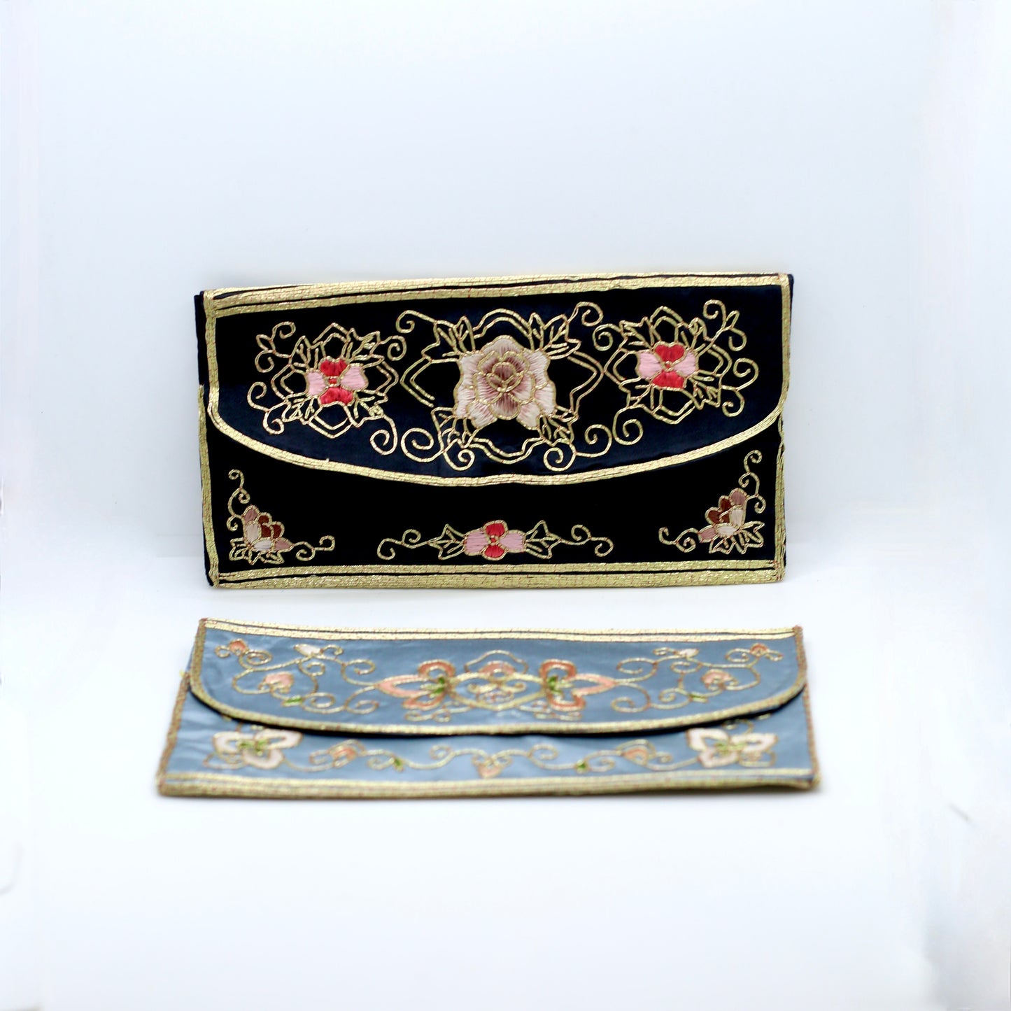 Lot de 2 petites pochettes Asiatique