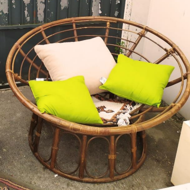 Fauteuil en osier