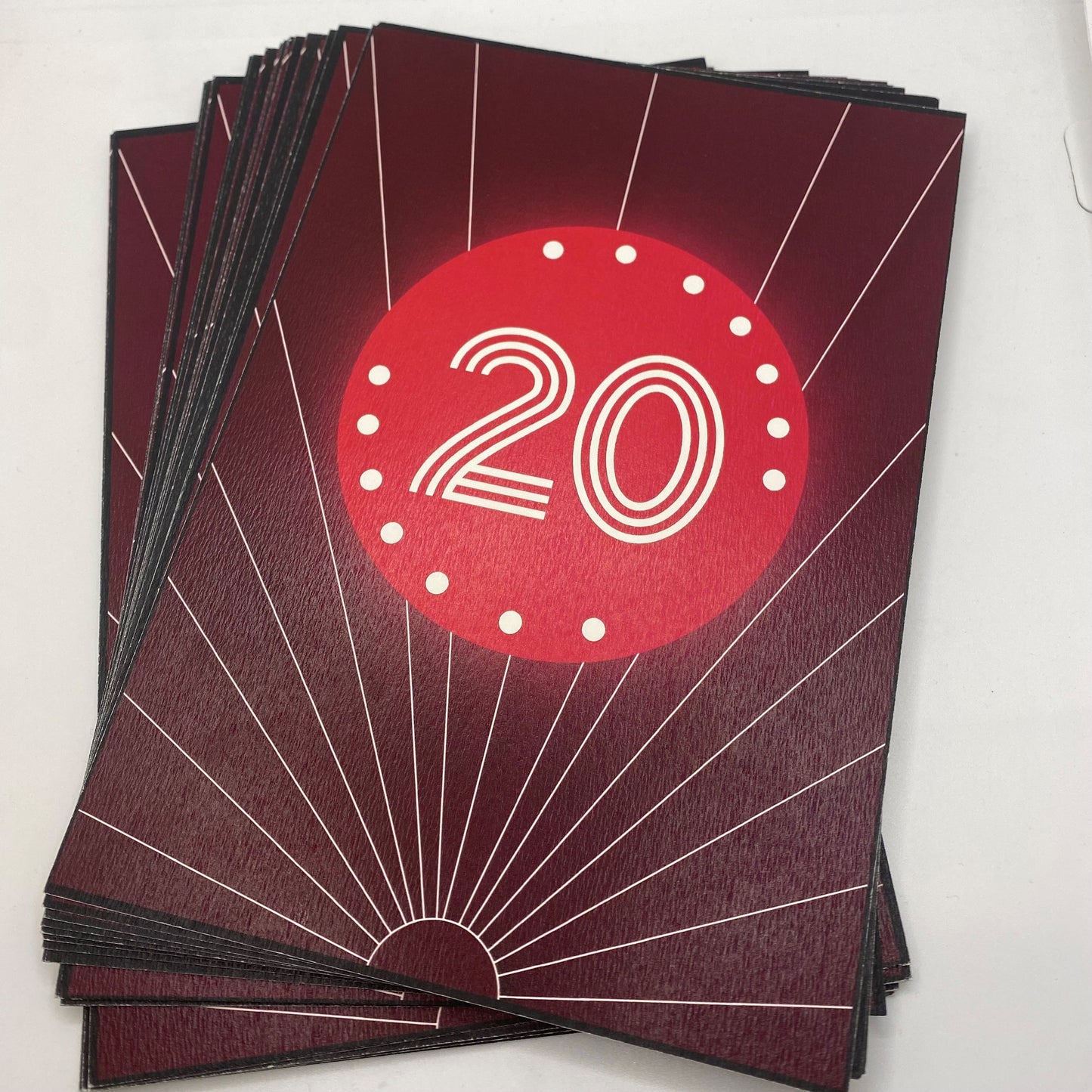 Lot de nom de table numéroté de 1-20