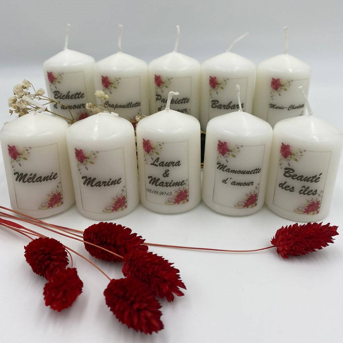 Bougie personnalisée (8cm)