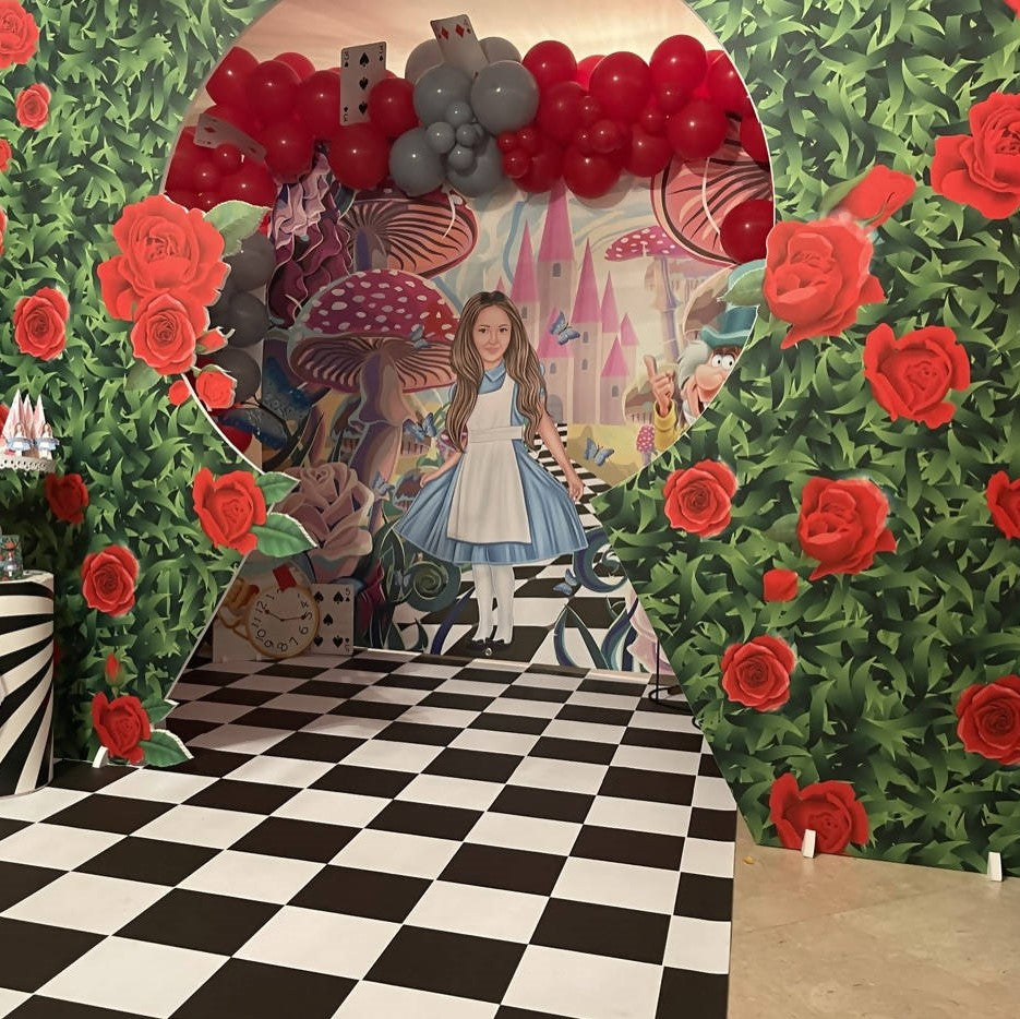 Serrure géante Alice au pays des merveilles