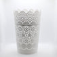 Lot de 10 Bougeoirs blancs