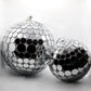 Lot de 2 boules à facettes pastilles miroir