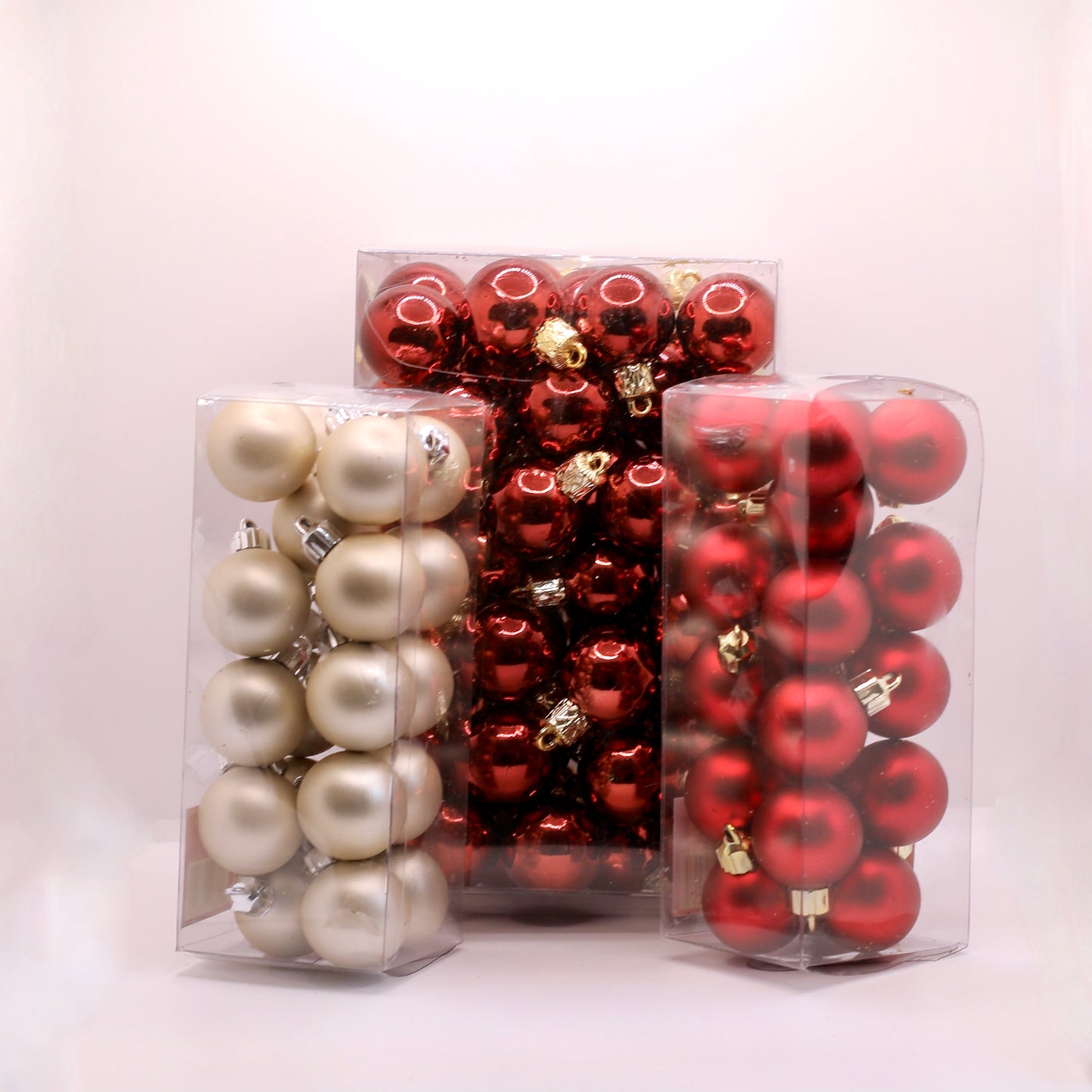 Lot de mini boules de Noël