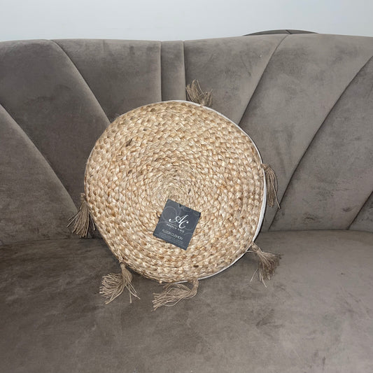 3 poufs en osier NEUFS