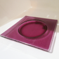 Lot de 20 assiettes cocktails fuschia