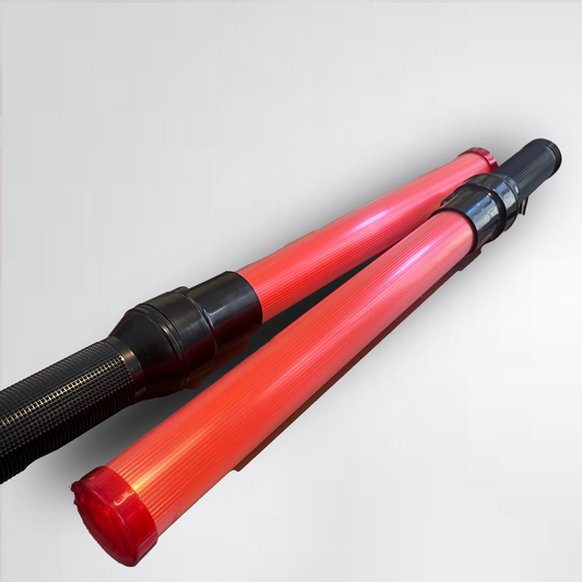 3 batons lumineux rouges