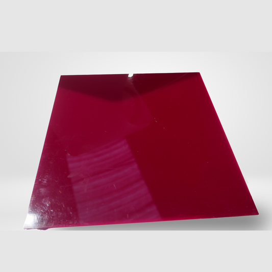 7 grandes plaques plexiglas fushia